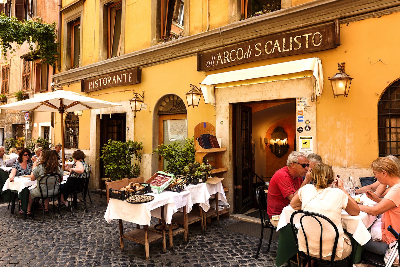 Lunch in Trastevere