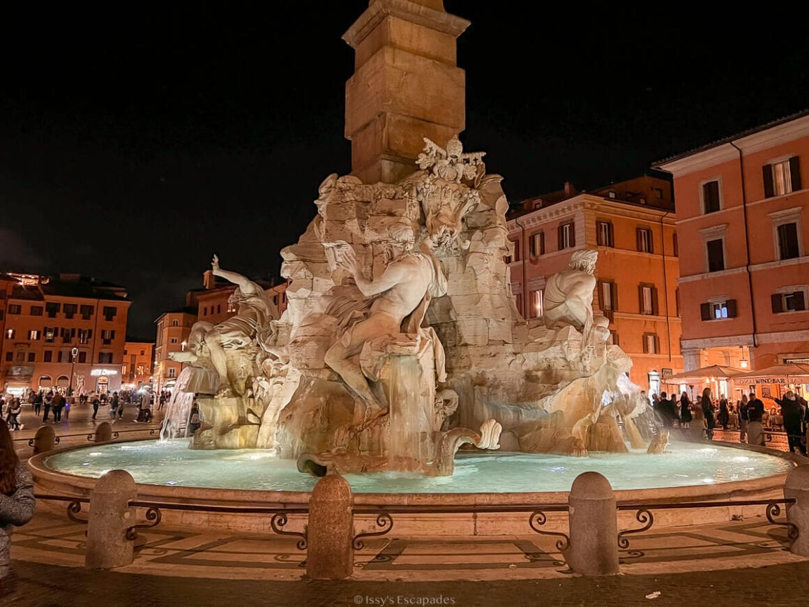 Evening walk to Piazza Navona