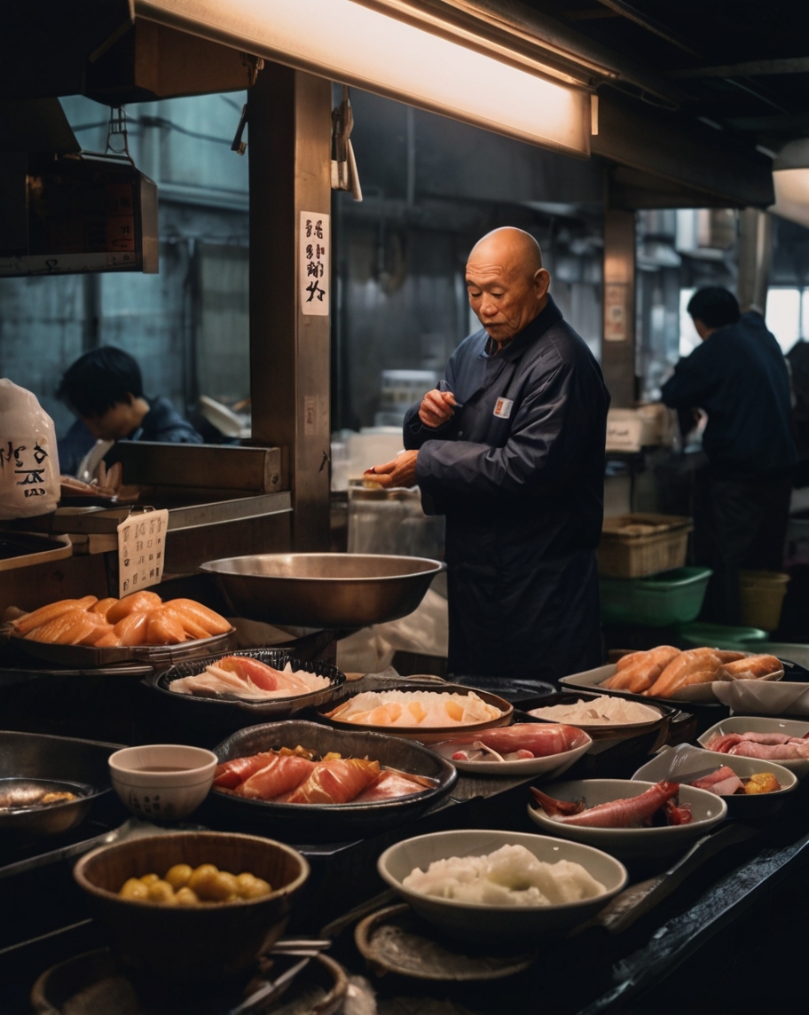 Tokyo in a Day, Breakfast at Tsukiji Fish Market